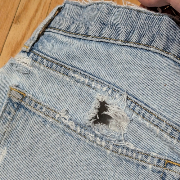 Agolde Parker Vintage Cut Off Shorts in Swapmeet Womens 29 - Picture 8 of 11